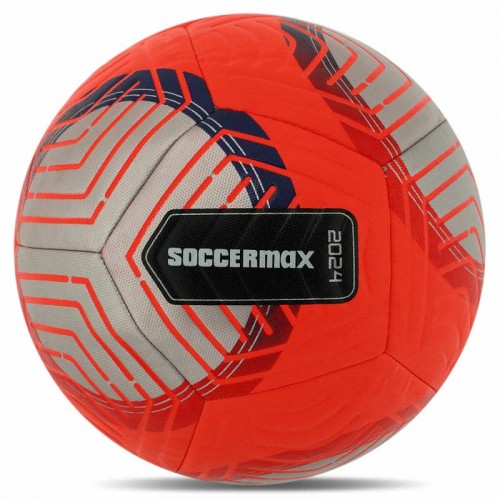 М"яч футбольний Soccermax FIFA №5 PU, червоний, код: FB-8466_R