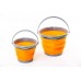 Відро складане силіконове Tramp 5L orange, код: TRC-092-orange