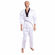 Кімоно тхеквондо WTF, 250г/м2, зріст 140 см, білий, код: WTF140-WS Кімоно тхеквондо WTF, 250г/м2, зріст 140 см, білий, код: WTF140-WS