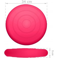 Балансувальна масажна подушка гладка EasyFit Balance Cushion, рожевий, код: EF-3164-P-EF