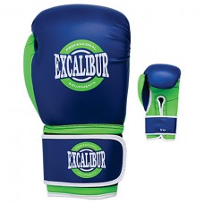 Боксерські рукавиці Excalibur Typhon 10oz синій/зелений/білий, код: 8027-03/10