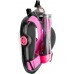 Повнолицьова маска Aqua Speed Spectra 2.0 9912 S/M, чорний-рожевий, код: 5908217699121