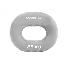 Еспандер кистьовий силіконовий PowerPlay Hand Grip Large 25 кг, сірий, код: PP_4336_Grey_25kg