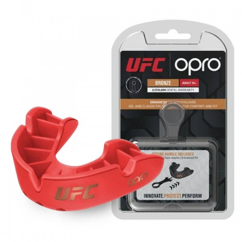 Капа Opro Bronze UFC дитяча (вік до 10) Red, код: UFC_Jr_Bronze_Red-PP