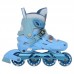 Ролики квади розсувні Fei Bao L (39-42), синій, код: SK-318_LBL