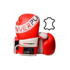 Боксерські рукавиці PowerPlay червоно-білі 12 унцій, код: PP_3023A_12oz_Red-White