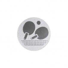 Жетон-наклейка PlayGame Пінг-понг 25мм срібна, код: 25-0071_S-S52
