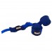 Бинти для боксу PowerPlay Lycra (спандекс), 4,5 м, синій, код: PP_3047_4,5m_Blue
