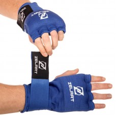 Рукавички-бинти внутрішні Zelart L, синій, код: BO-3867_LBL