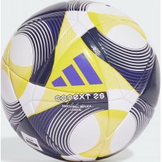 М"яч футбольний Adidas CNXT25 LGE №4, білий-жовтий-темно-синій, код: 4068801114148