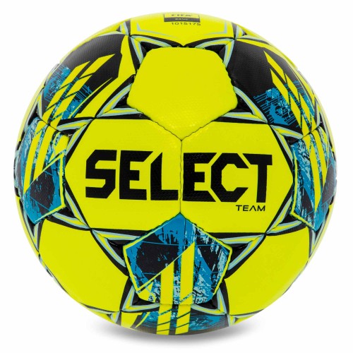М"яч футбольний Select Team FIFA Basic V23 №5, жовтий-синій, код: TEAM-FIFA-YB