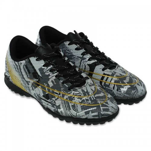 Сороконіжки футбольні дитячі Zhenzu розмір 33, чорний-сірий, код: 759-1-2_33