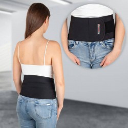 Неопреновий пояс для нирок Insportline Neobelt M-L, чорний, код: 23003-M-L-IN