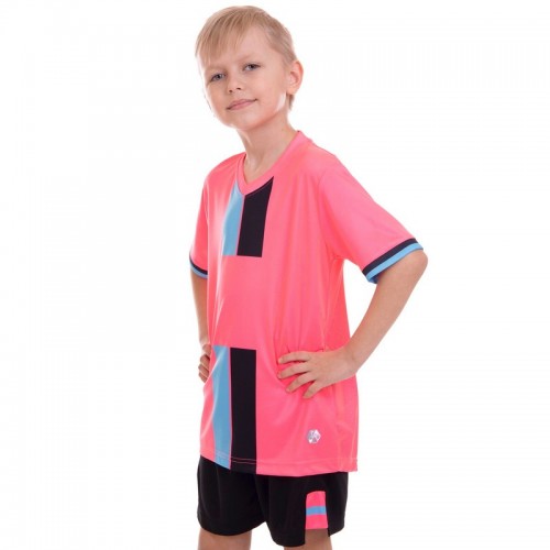 Форма футбольна підліткова PlayGame розмір 30, ріст 150, рожевий-чорний, код: CO-2001B_30PBK-S52