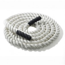 Канат тренувальний для кросфіта WCG Battle Rope White 15м, код: W-50х15-IF