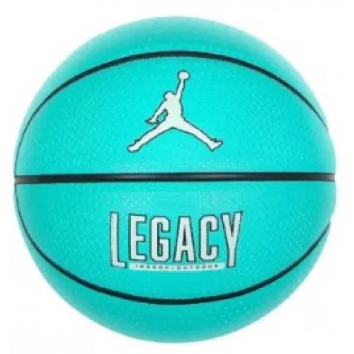 М"яч баскетбольний Nike Jordan Legacy 2.0 8P Deflated Hyper Jade №7, блакитний, код: 887791433060