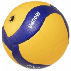 М"яч волейбольний для дітей Mikasa V400W №4, жовтий-синій, код: 4907225881024