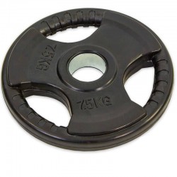 Диски обгумовані Record з потрійним хватом і металевою втулкою 7,5кг (d-52мм), код: TA-8122-7_5-S52 Диски обгумовані Record з потрійним хватом і металевою втулкою 7,5кг (d-52мм), код: TA-8122-7_5-S52