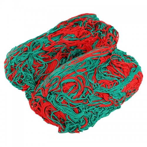 Сітка для футбольних воріт PlayGame 7500х2440х1500 мм (пара), червоний-зелений, код: SO-5295_RG Сітка для футбольних воріт PlayGame 7500х2440х1500 мм (пара), червоний-зелений, код: SO-5295_RG