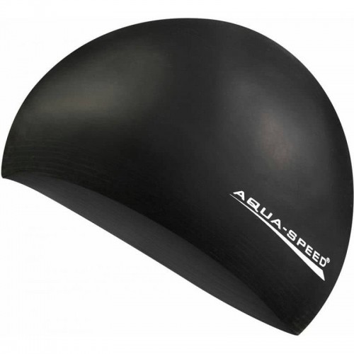 Шапка для плавання Aqua SpeedSoft Latex чорний, код: 5908217657299
