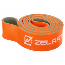 Гума петля для підтягувань та тренувань стрічка силова Zelart Power Loop 400г, помаранчевий, код: FI-5439-5