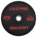 Бамперний диск гумовий LiveUp ø50.5мм, 25кг, чорний, код: LP8331-25