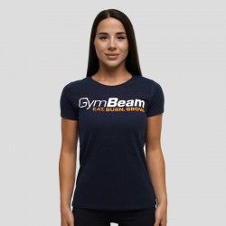 Футболка жіноча GymBeam Clothing Grow T-shirt Navy M, темно-синій, код: 221913-GB