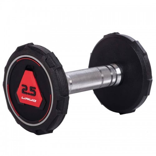 Гантель цільна професійна Li Nuo 1х2,5кг чорний, код: TA-3618-2_5-S52 Гантель цільна професійна Li Nuo 1х2,5кг чорний, код: TA-3618-2_5-S52