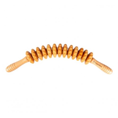 Напівкруглий дерев"яний масажний ролик inSPORTline Marlee 500 антицелюлітний, код: 25260-IN