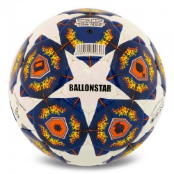 М"яч футбольний Ballonstar Premier №5 PU, білий-синій, код: FB-5157_BL М"яч футбольний Ballonstar Premier №5 PU, білий-синій, код: FB-5157_BL