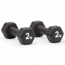 Гантелі Adidas 2х2 кг, чорний, код: ADWT-11402-IA