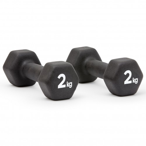 Гантелі Adidas 2х2 кг, чорний, код: ADWT-11402-IA