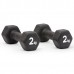 Гантелі Adidas 2х2 кг, чорний, код: ADWT-11402-IA