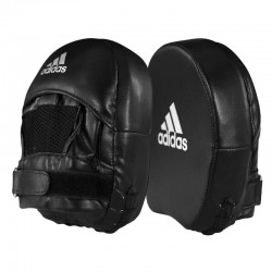 Лапа маленька квадратна Adidas Elite Mini Mitt Square 170x150x50 мм, чорна-біла, код: 15669-441