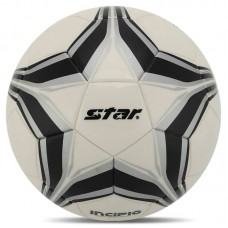 М'яч футбольний Star Incipio №5 PU, білий-сірий, код: SB6405C_WGR