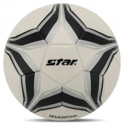 М'яч футбольний Star Incipio №5 PU, білий-сірий, код: SB6405C_WGR