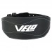 Пояс атлетичний шкіряний Velo M ширина-15см, чорний-білий, код: VL-9741_M