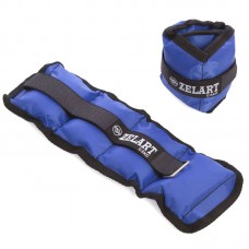 Обважнювачі-манжети для рук FitGo 2x0,5 кг синій, код: FI-1967-BL Обважнювачі-манжети для рук FitGo 2x0,5 кг синій, код: FI-1967-BL