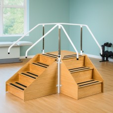 Реабілітаційні сходи з різним кроком Tia-Sport для відновлення нижніх кінцівок, код: sm-1430 Реабілітаційні сходи з різним кроком Tia-Sport для відновлення нижніх кінцівок, код: sm-1430