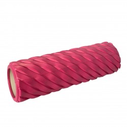 Масажний валик Хвилі SNS EVAXW7-45-rose red 45 см, рожевий, код: 11086-SNS