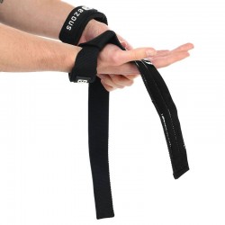 Лямки для тяги Ezous Lifting Straps 580x38 мм, 2шт, чорний, код: B-06