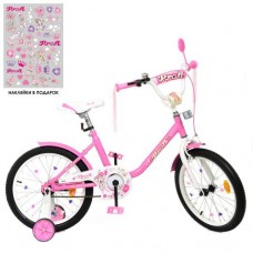 Велосипед дитячий Profi Kids Ballerina d=18, рожевий, код: Y1881-MP