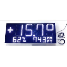 Метеостанція світлодіодна LedPlay 900х360х50 мм, білий, код: 07655-ST