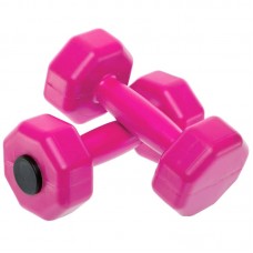 Гантелі для фітнесу пластикові Champion 2х1кг, рожевий, код: TA-9820-1_P