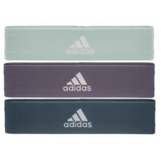 Набір еспандерів Adidas Resistance Band Set (L, M, H) 700х76 мм, зелений, фіолетовий, темно-синій, код: 885652018753