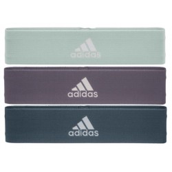 Набір еспандерів Adidas Resistance Band Set (L, M, H) 700х76 мм, зелений, фіолетовий, темно-синій, код: 885652018753