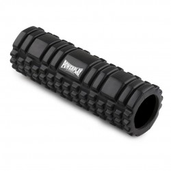 Масажний ролик (роллер) PowerPlay Massage Roller 300х100 мм, чорний, код: PP_4342_Black