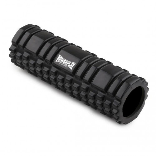 Масажний ролик (роллер) PowerPlay Massage Roller 300х100 мм, чорний, код: PP_4342_Black
