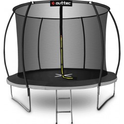 Батут Outtec Pumpkin 8FT (2520 мм), чорно-сірий, код: V386843-IN Батут Outtec Pumpkin 8FT (2520 мм), чорно-сірий, код: V386843-IN