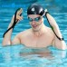 Лопатки вісімки для плавання ласти для рук MadWave Stroke Trainer L (345х105 мм), чорний-зелений, код: M077001_L